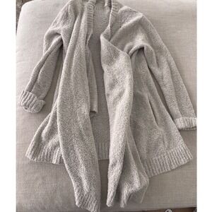 Womens- Uggs "Phoebe drape" Plush Cozy Lounge Cardigan-driftwood-  Size S